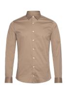 Filbrodie Designers Shirts Business Beige Tiger Of Sweden