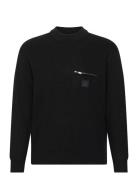 Pullover Tops Knitwear Round Necks Black Armani Exchange