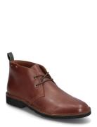 Talan Leather Chukka Boot Snørestøvler Brown Polo Ralph Lauren