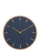 Dark Oak Smokey Blue Home Decoration Watches Wall Clocks Blue Hemverk
