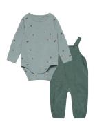 Set W. Body & Cord Romper Sets Sets With Body Green Fixoni