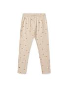 Marie Printed Leggings Bottoms Leggings Beige Liewood