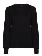 Kal Knit Pullover Tops Knitwear Jumpers Black Kaffe