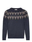 Pullover Knit Tops Knitwear Pullovers Navy En Fant