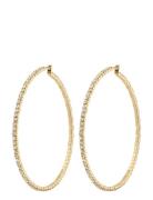 Sidney Crystal Hoop Earrings Accessories Jewellery Earrings Hoops Gold...