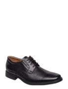 Tilden Plain Shoes Business Laced Shoes Black Clarks