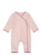 Jumpsuit Y/D Stripe Langærmet Body Pink Fixoni