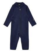 Fleece Overall, Tahti Outerwear Fleece Outerwear Fleece Suits Navy Rei...