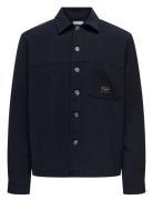 Onsmarlon Comfort Strech Overshirt Tops Overshirts Black ONLY & SONS