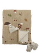 Fall Throw Home Sleep Time Blankets & Quilts Brown Bloomingville