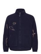 Balmy Jacket-Maritime Blue Tops Sweatshirts & Hoodies Fleeces & Midlay...