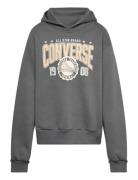 Converse Boxy Graphic Hoodie Tops Sweatshirts & Hoodies Hoodies Grey C...