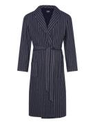 Jbs Bathrobe Flannel Morgenkåbe Badekåbe Navy JBS