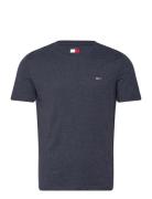 Tjm Xslim Jaspe Htr Tee Ext Tops T-Kortærmet Skjorte Navy Tommy Jeans