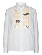 Mayepw Sh Tops Shirts Long-sleeved White Part Two