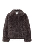 Daleyza Faux Fur Jacket Outerwear Faux Fur Brown Twist & Tango