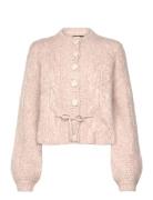 Sophia Chunky Cardigan Tops Knitwear Cardigans Pink Ella&il