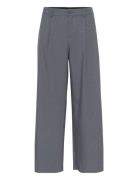 Crcarol Pant Bottoms Trousers Suitpants Grey Cream