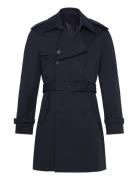 Water-Repellent Trench Coat With Belt Trenchcoat Frakke Navy Mango