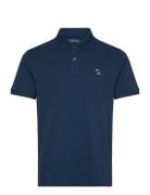 Anf Mens Knits Tops Polos Short-sleeved Navy Abercrombie & Fitch