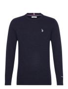 Ketil Reg Lw Uspa M Knit Tops Knitwear Round Necks Navy U.S. Polo Assn...