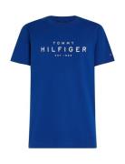 Big Hilfiger Tee Tops T-Kortærmet Skjorte Blue Tommy Hilfiger