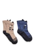 Socks W. 3D Effect  Socks & Tights Socks Blue Minymo