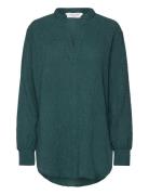 Borneo Tunic Tops Shirts Long-sleeved Green Rosemunde