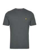 Pique T-Shirt Tops T-Kortærmet Skjorte Khaki Green Lyle & Scott