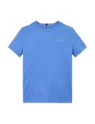 Mini Corp T-Shirt Tops T-Kortærmet Skjorte Blue Tommy Hilfiger