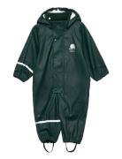 Rainwear Suit -Solid Pu Outerwear Coveralls Rainwear Coveralls Green C...