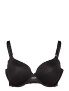 Lightly Lined Fc Lingerie Bras & Tops T-shirt Bras Black Calvin Klein