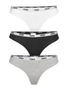 Puma String 3P Pack Sport Panties Thong Grey PUMA