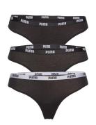 Puma String 3P Pack Sport Panties Thong Black PUMA