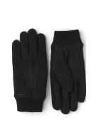 Geoffrey Accessories Gloves Finger Gloves Black Hestra