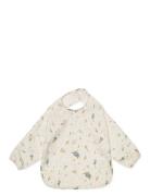 Sleeved Bib Baby & Maternity Baby Feeding Bibs Long Sleeve Bib Cream C...