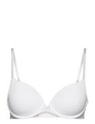 P&M Plunge Pp Lingerie Bras & Tops T-shirt Bras White Hunkemöller