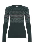 Silja Ls Sport Base Layer Tops Green Kari Traa