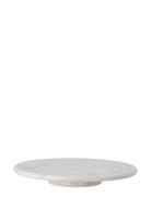 Ellin Fad På Drejefod, Hvid, Marmor Home Tableware Serving Dishes Serv...