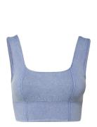 Washed Denim Seamless Bra Sport Bras & Tops Sports Bras - All Blue Aim...