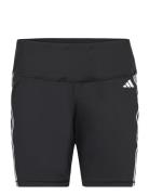 Adidas Train Essentials 3 Stripes High Waisted Short Tight  Bottoms Sh...