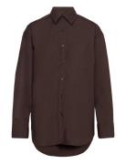 Sammy Shirt Designers Shirts Long-sleeved Brown Filippa K