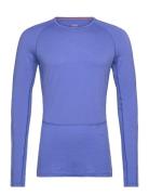 M Z Knit 200 Ls Crewe Sport Base Layer Tops Blue Icebreaker