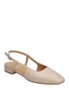 Flat Sling-Back Designers Sandals Flat Beige Apair