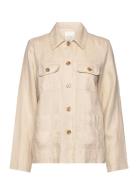 Elnorapw Ja Tops Shirts Linen Shirts Beige Part Two