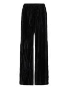 Noah Wide Velvet Pants Designers Trousers Casual Black J. Lindeberg