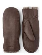 Tiril Mitt Accessories Gloves Thumb Gloves Brown Hestra