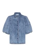 Mseloise Shirt Tops Shirts Denim Shirts Blue Minus