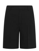 Kasakura Zipper Shorts Bottoms Shorts Chino Shorts Black Kaffe