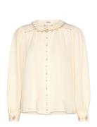 Cara Blouse Designers Blouses Long-sleeved Cream Ba&sh